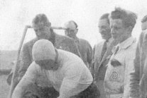 Norman with Fangio